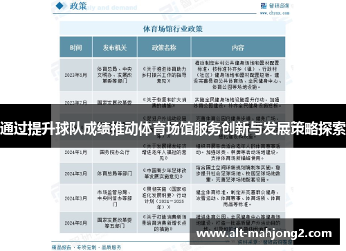 通过提升球队成绩推动体育场馆服务创新与发展策略探索